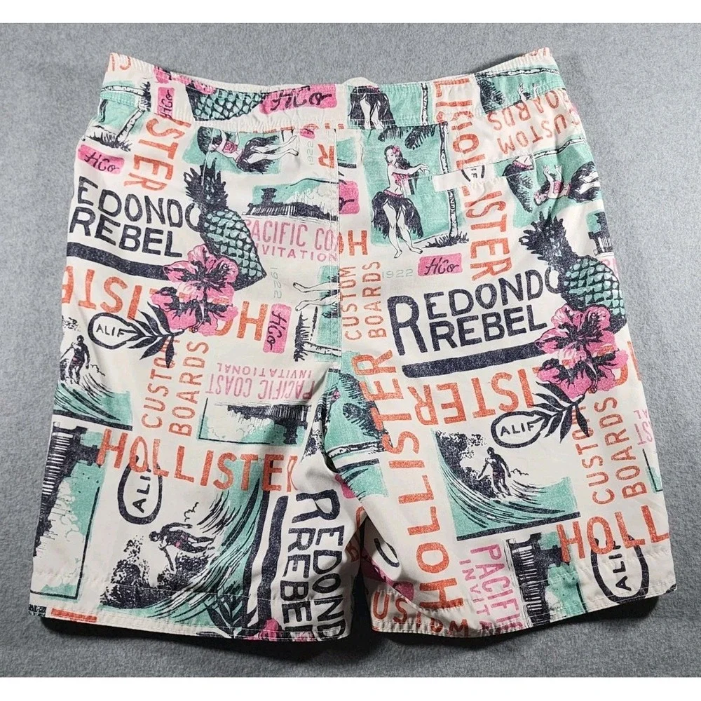 Hollister Men's Swim Trunks Board Shorts, Size XL, 9